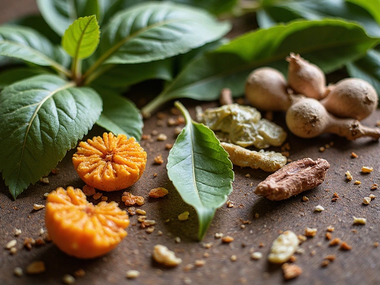 Elementos naturales e ingredientes para la salud
